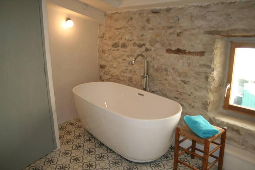 Character Filled House Overlooking The River Cesse Bize-Minervois Bagian luar foto